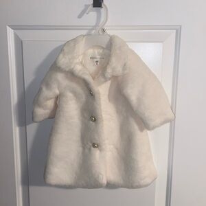 Baby girls fur coat
